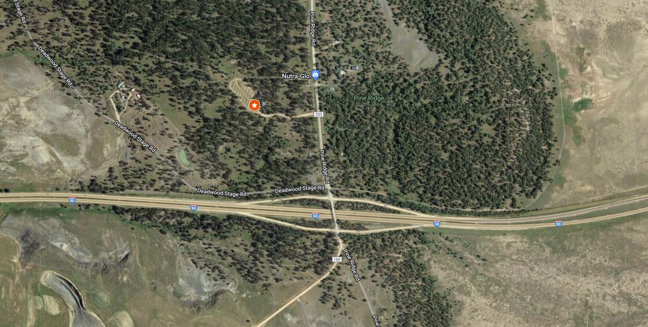 Map to Timber Ridge RV Park